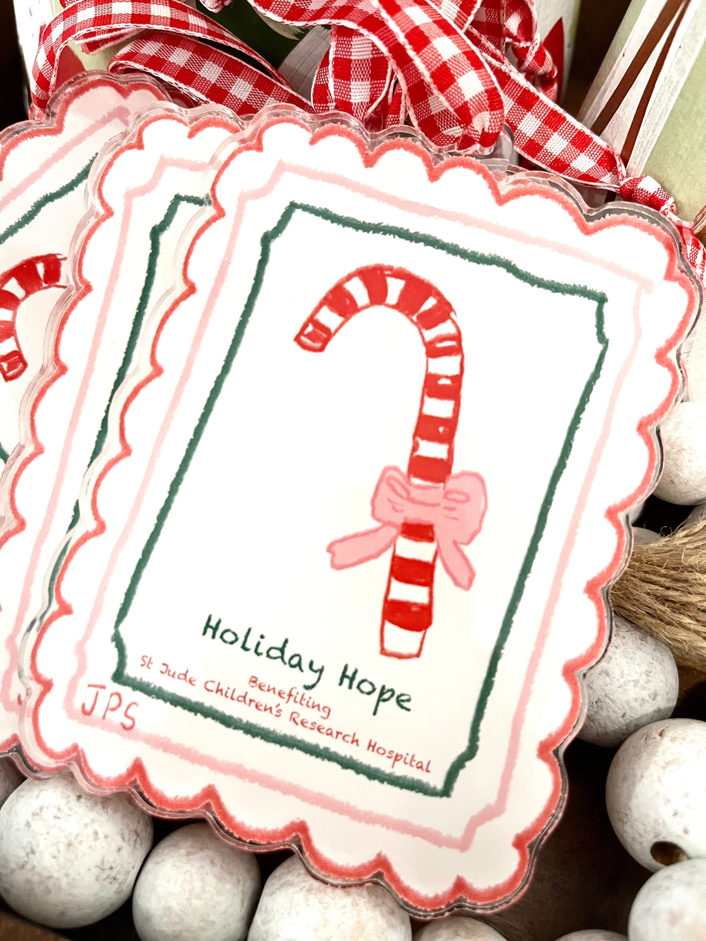 Holiday Hope Acrylic Ornament for St Jude