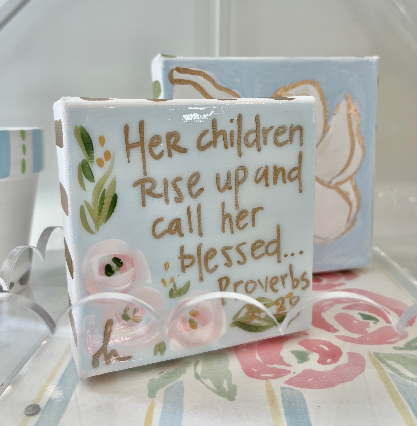 Blessed Resin Canvas