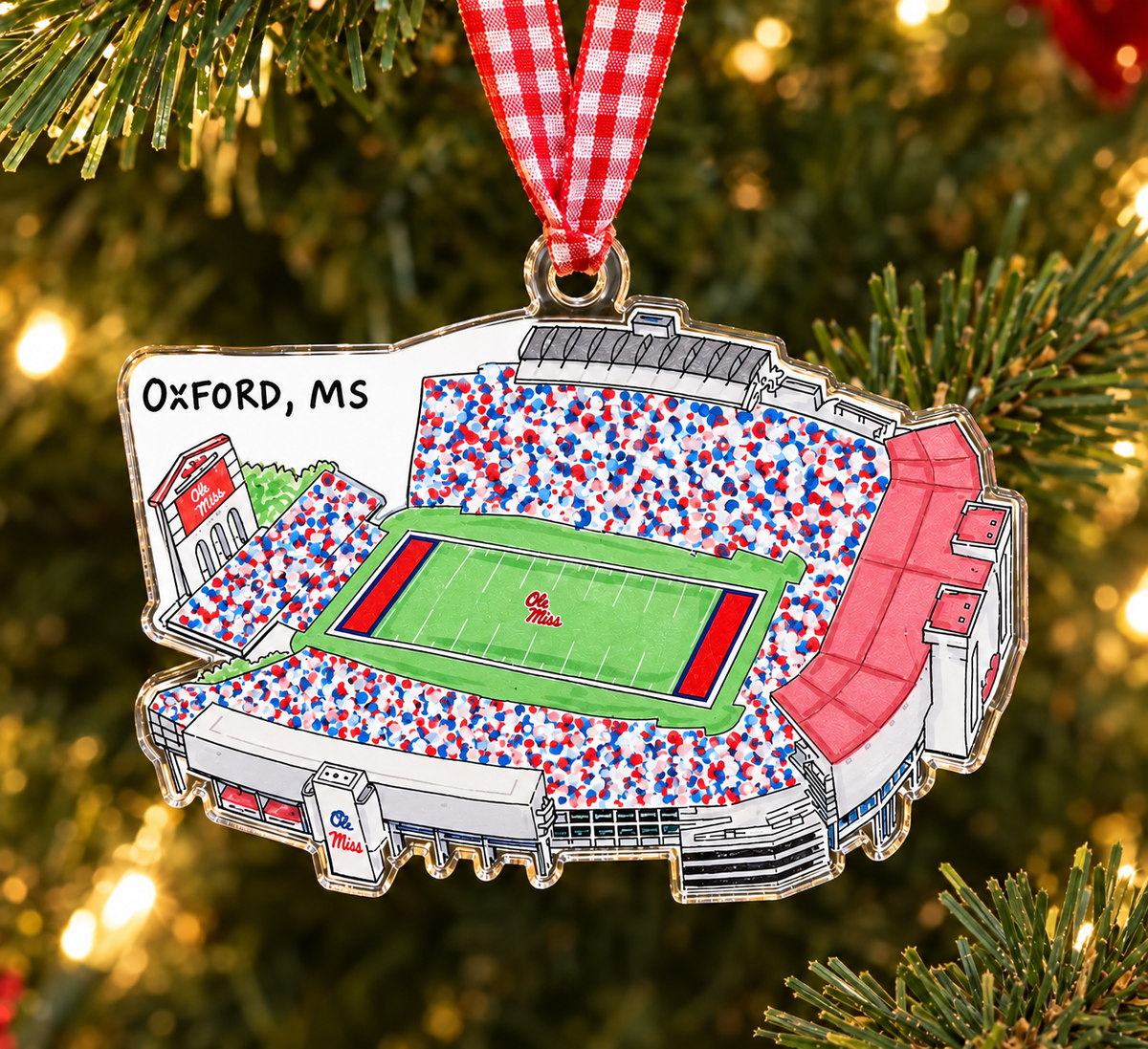 Oxford- Stadium Ornament