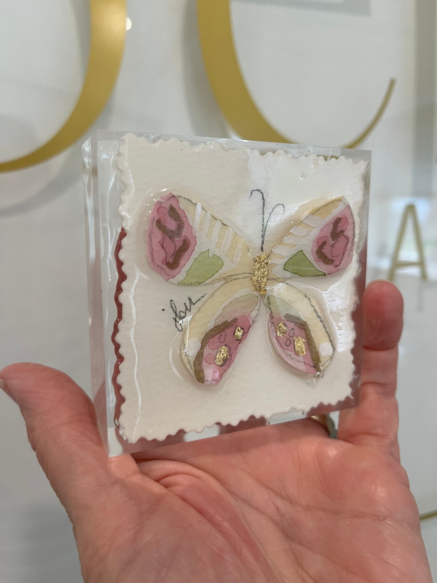 “Allie” Butterfly Acrylic
