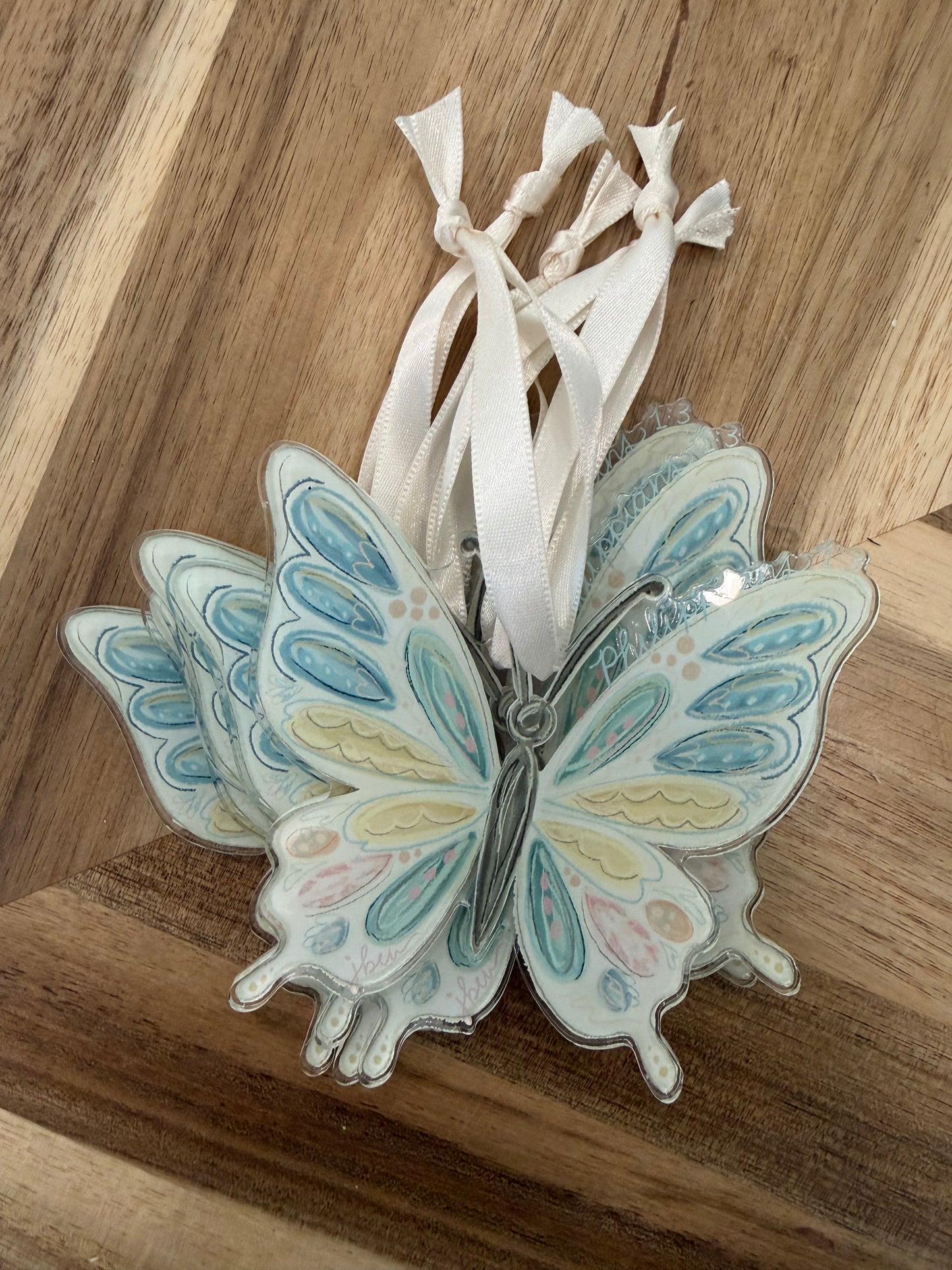 “Allie” Butterfly Acrylic Ornament