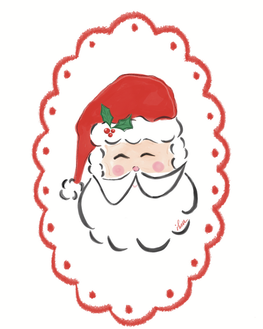 Santa Acrylic Ornament Wholesale