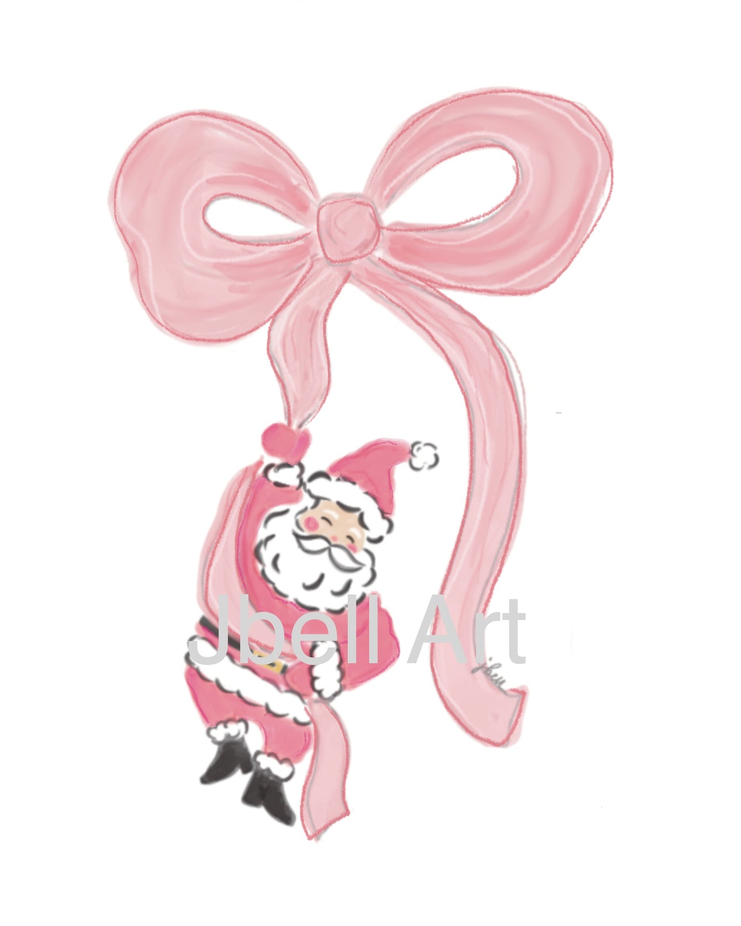 Pre-order Buy one Gift One- Santa Wears Pink Breast Cancer Awareness Ornament