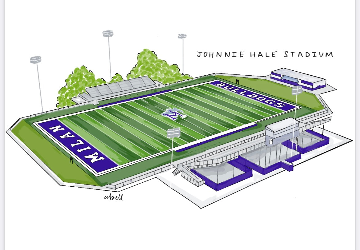 School Stadiums & Spirit Acrylic Ornaments