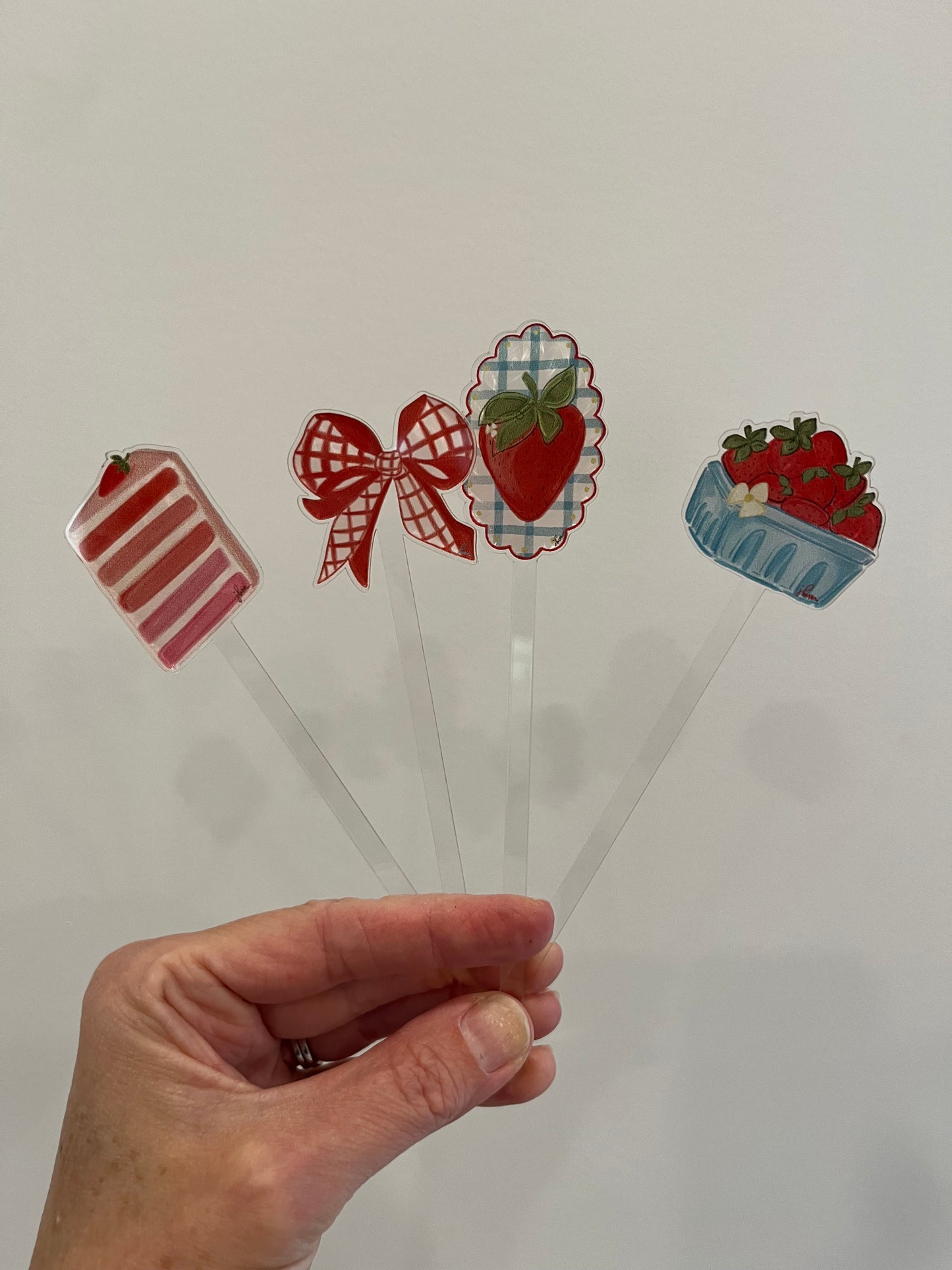 “Strawberry Sweets” Stir Sticks