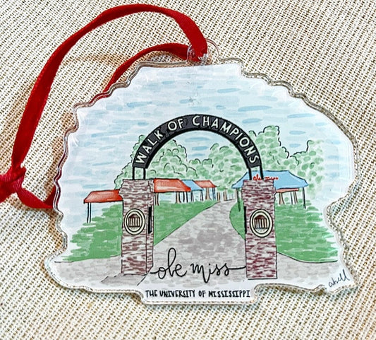 School Stadiums & Spirit Acrylic Ornaments