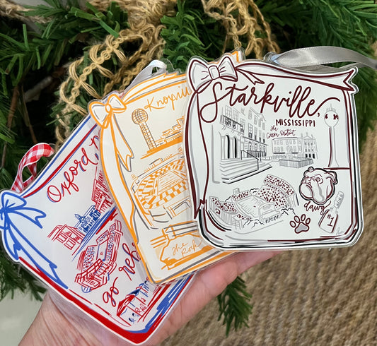 College Towns Acrylic Ornaments Wholesale