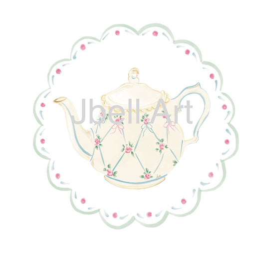Teapot Acrylic Ornament