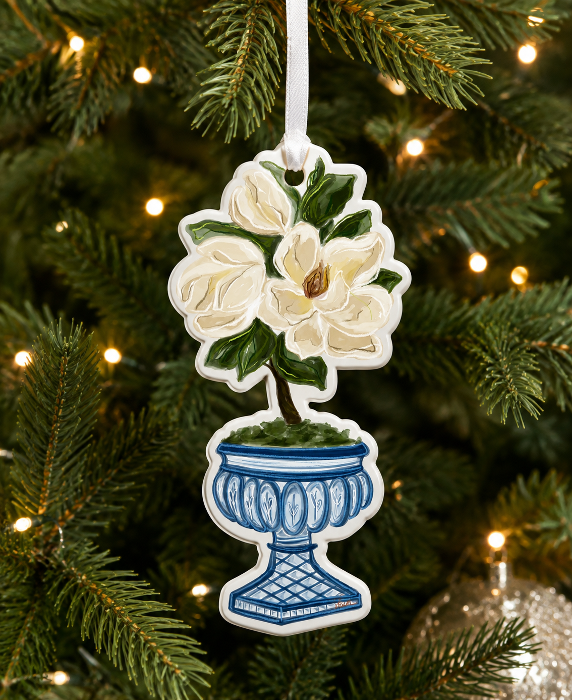 Magnolia Acrylic Ornament