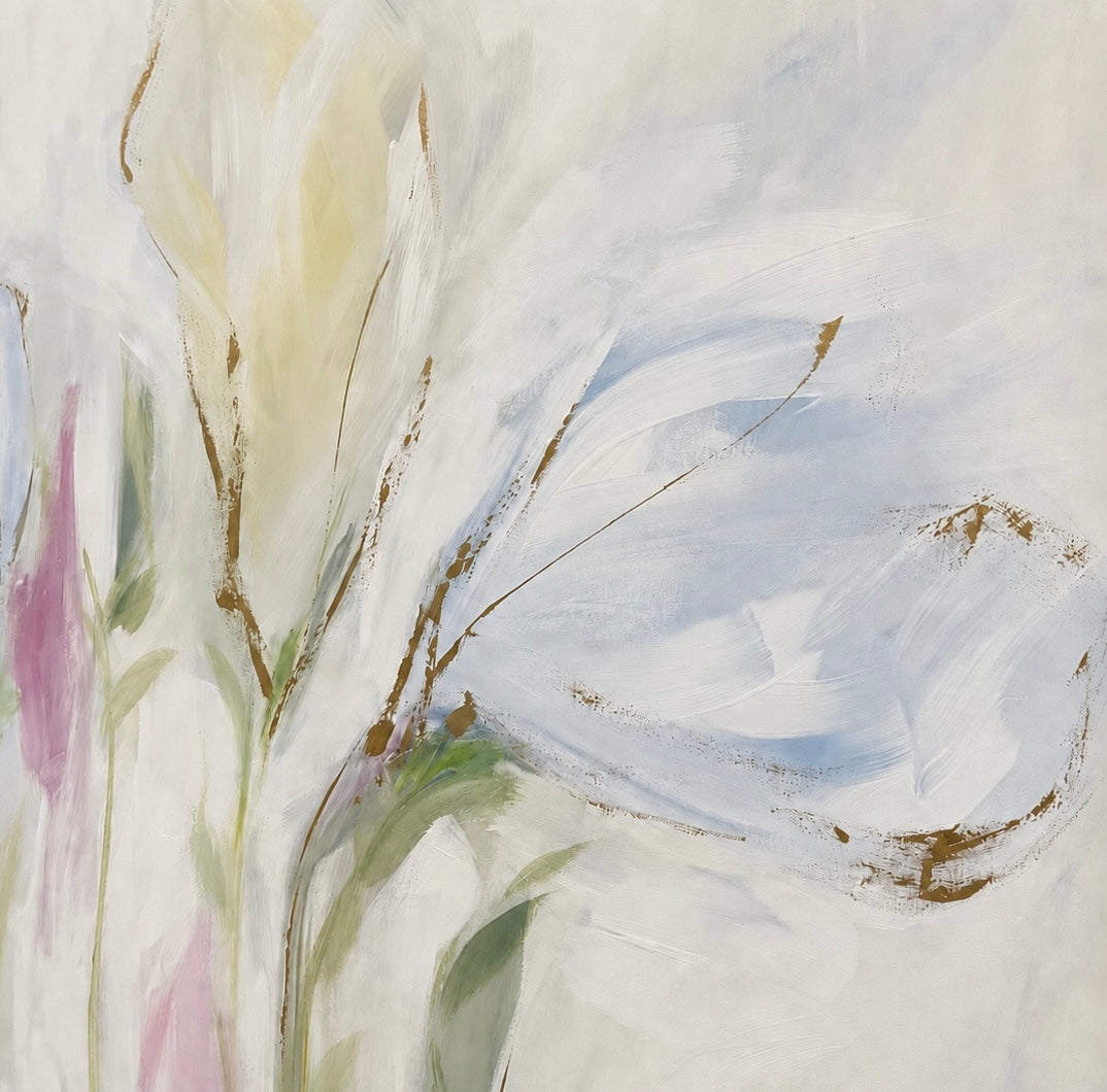 Ladies Night- Abstract Floral- 30x30- July 14th