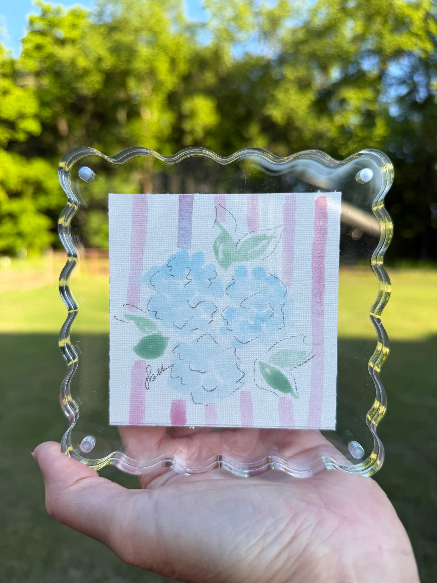Ladies Night- Framed Watercolor Floral Set- June 23rd