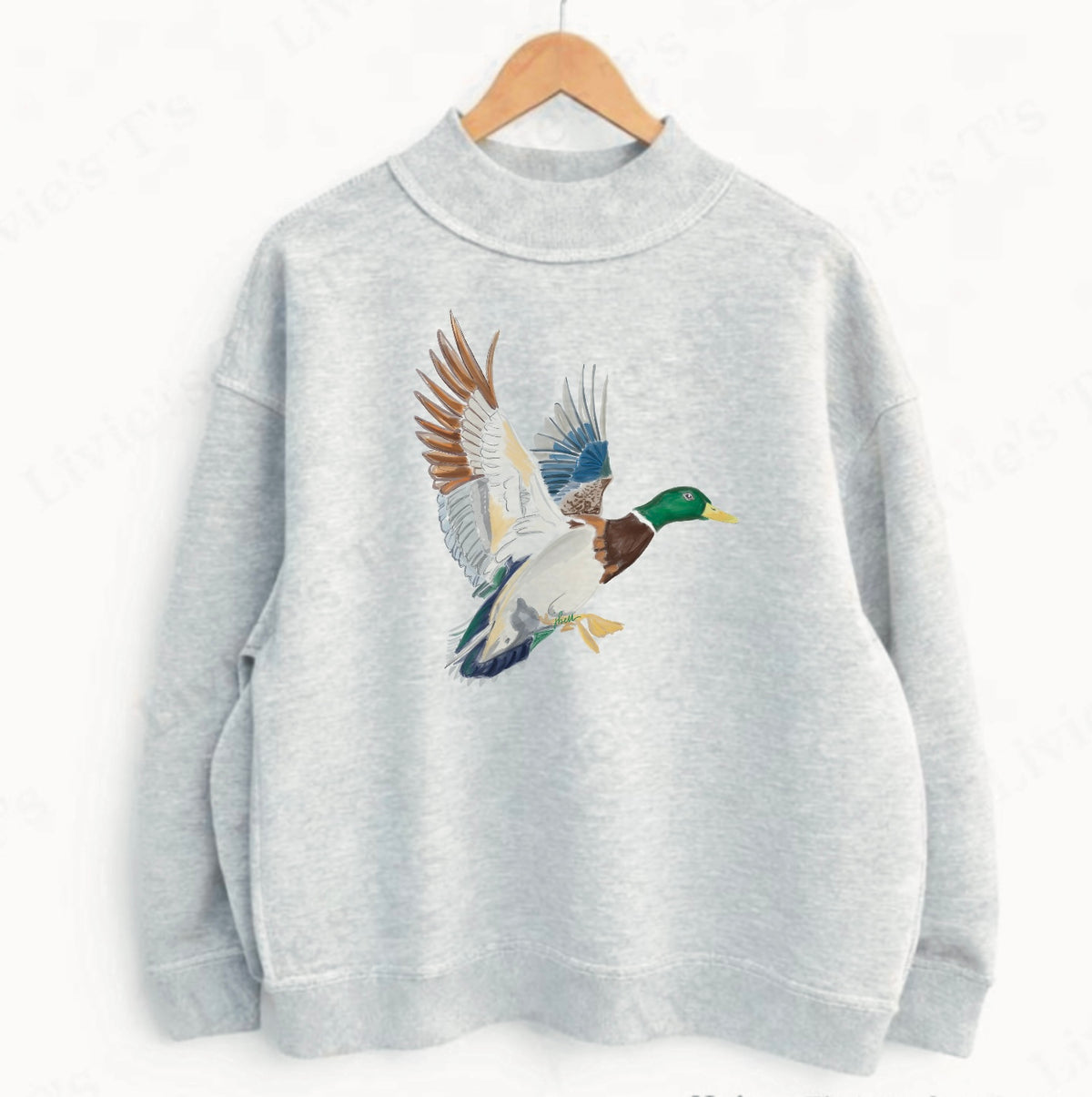Mallard Mock Neck Sweatshirt
