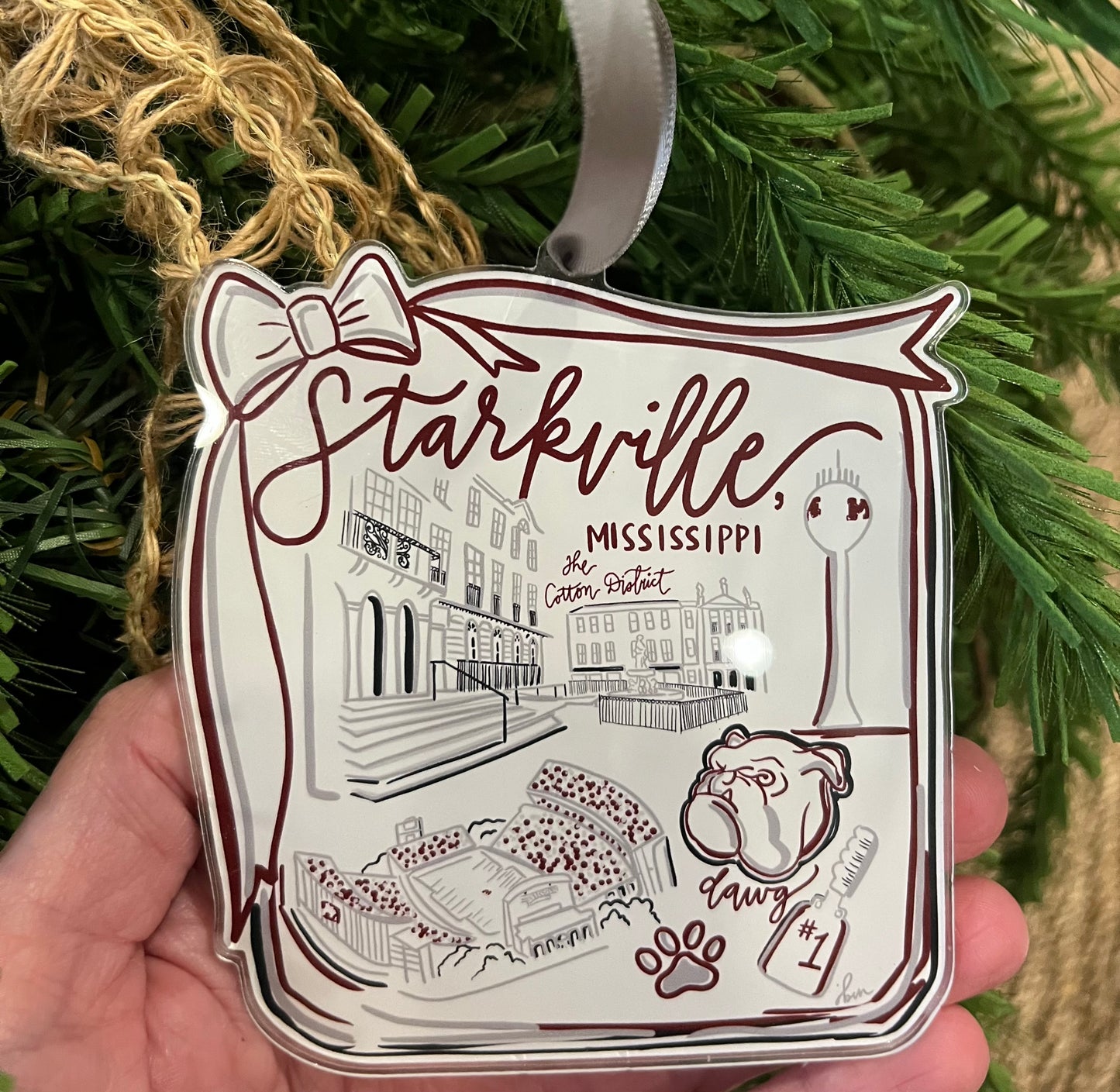 College Towns- Acrylic Ornament