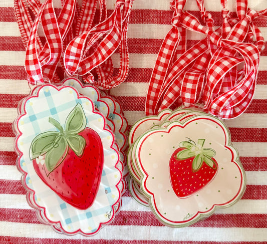 “Berry Sweet” Acrylic Ornaments