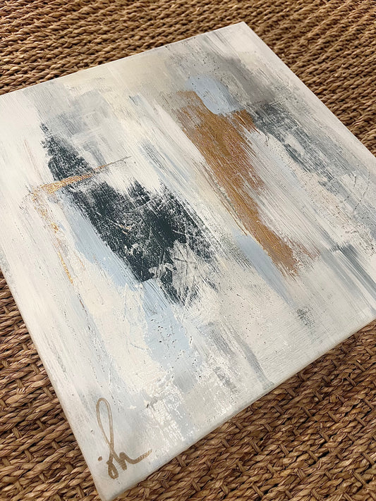 “Denim” 10x10 Original Abstract