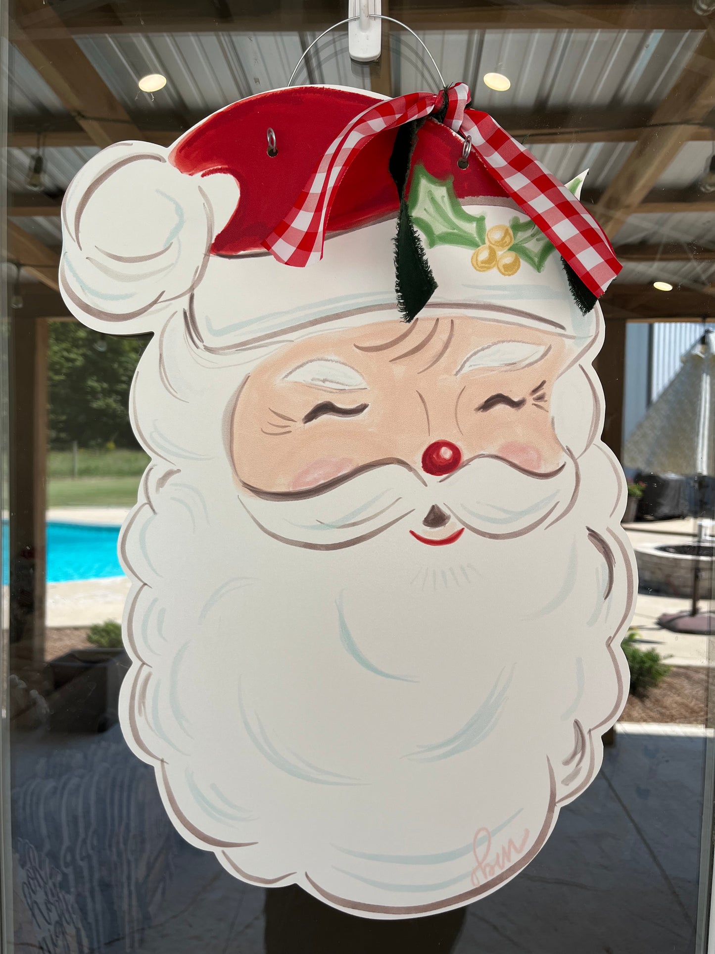 Pre-order Santa Wooden Door Hanger