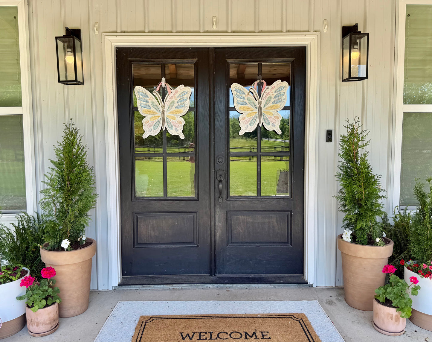 “Allie” Butterfly Door Hanger
