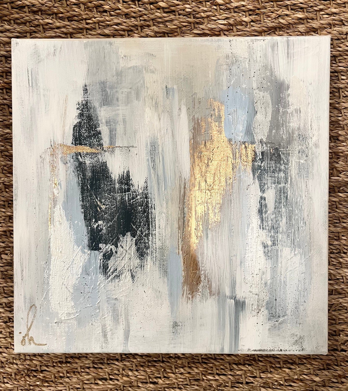 “Denim” 10x10 Original Abstract