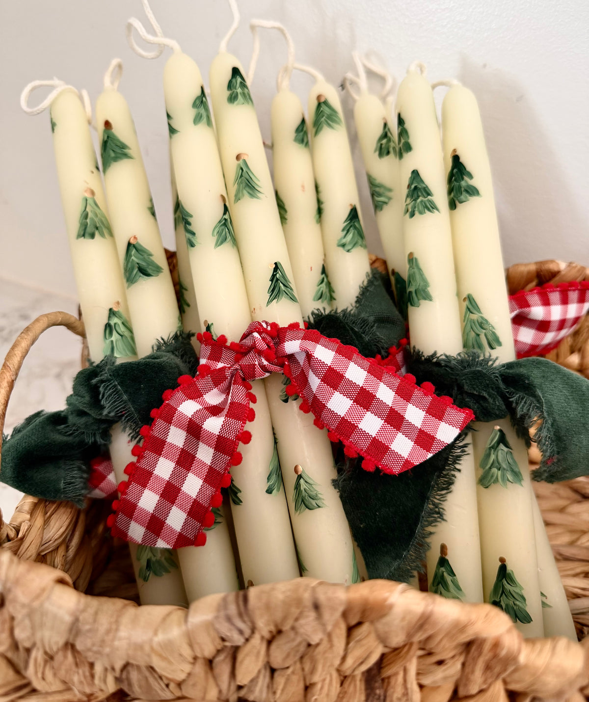 Hand Painted Taper Candles