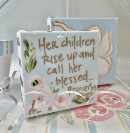 Blessed Resin Canvas