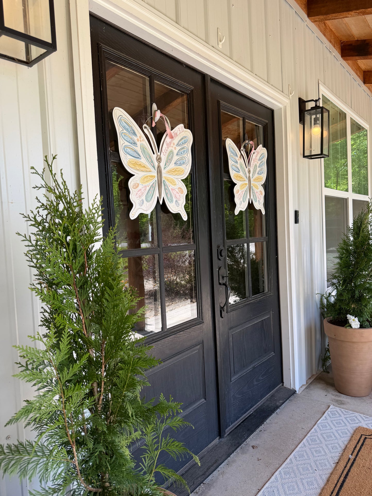 “Allie” Butterfly Door Hanger