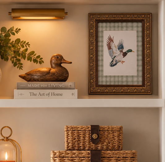 "Matted Mallard" Framed Print
