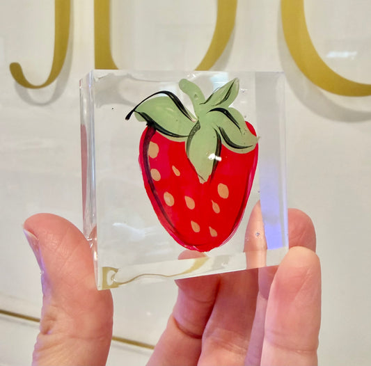 “Berry Mini” Lucite Block