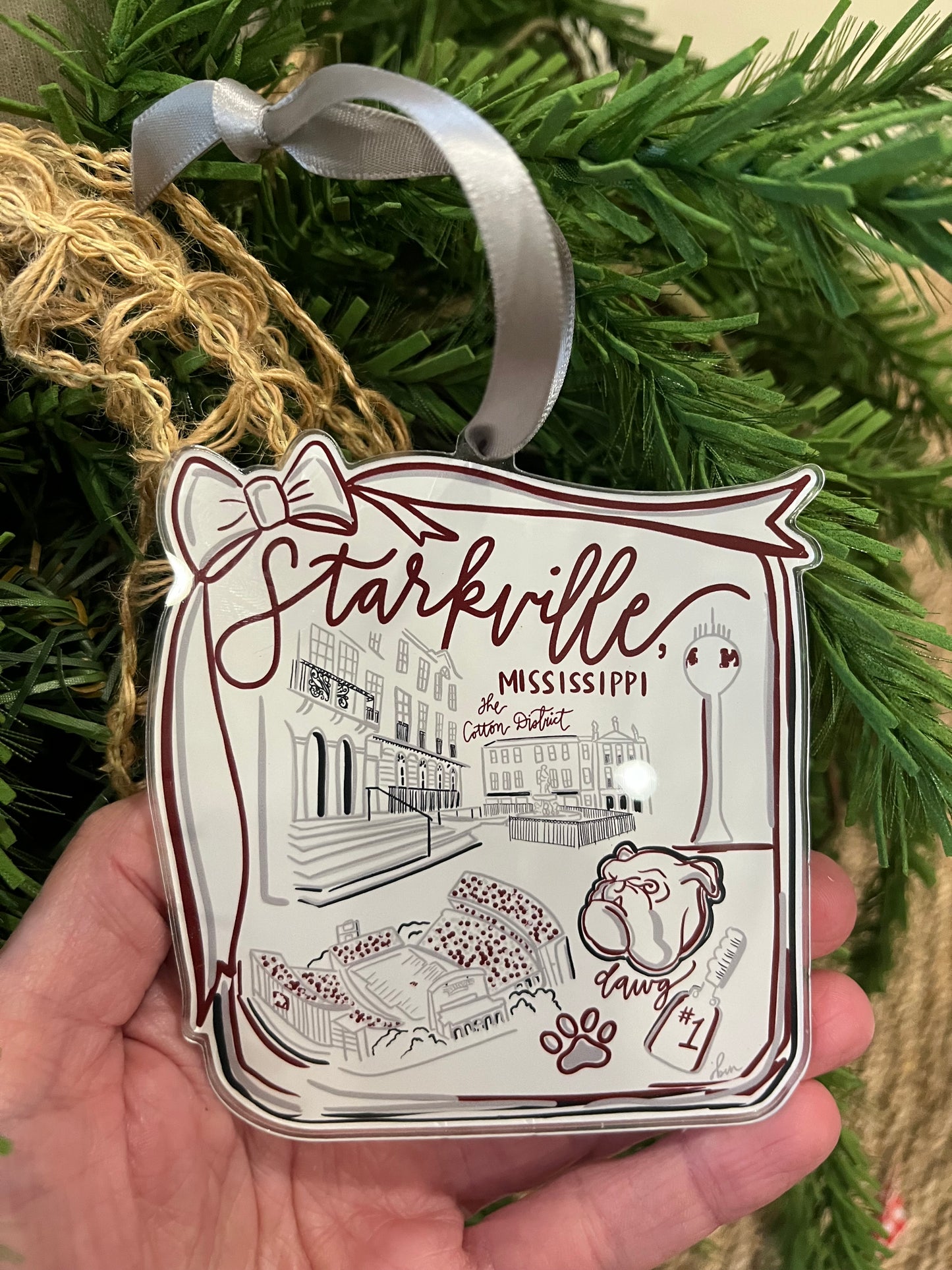 College Towns Acrylic Ornaments Wholesale