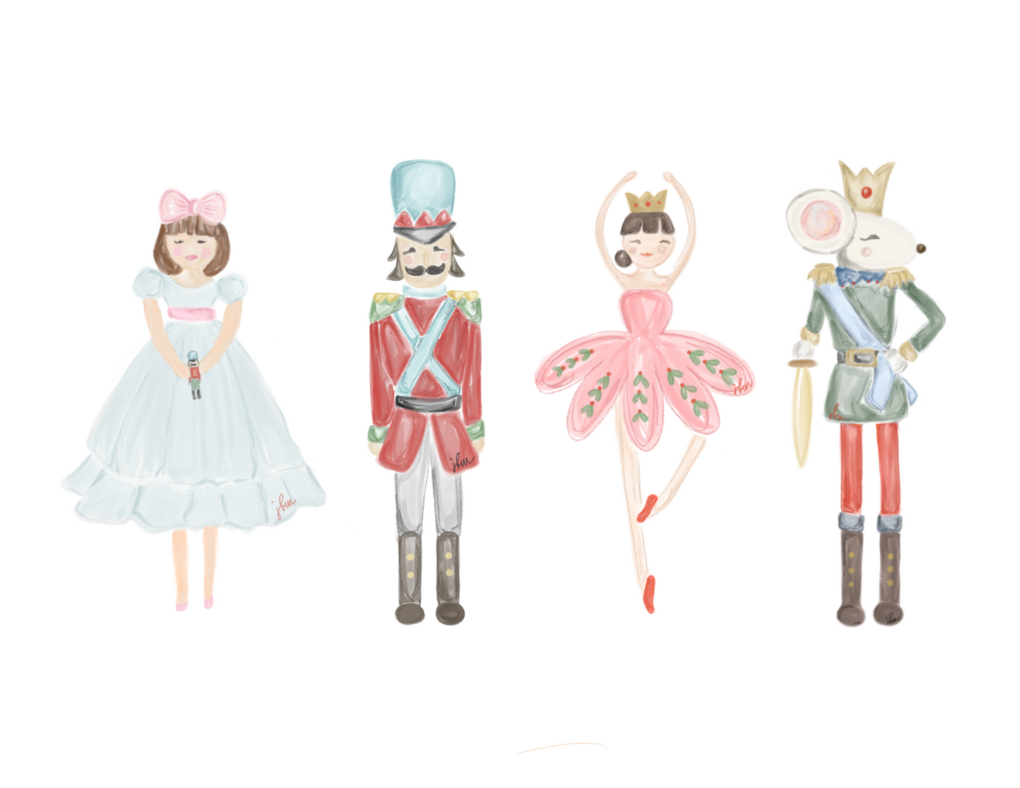 “Nutcracker” Watercolor Print