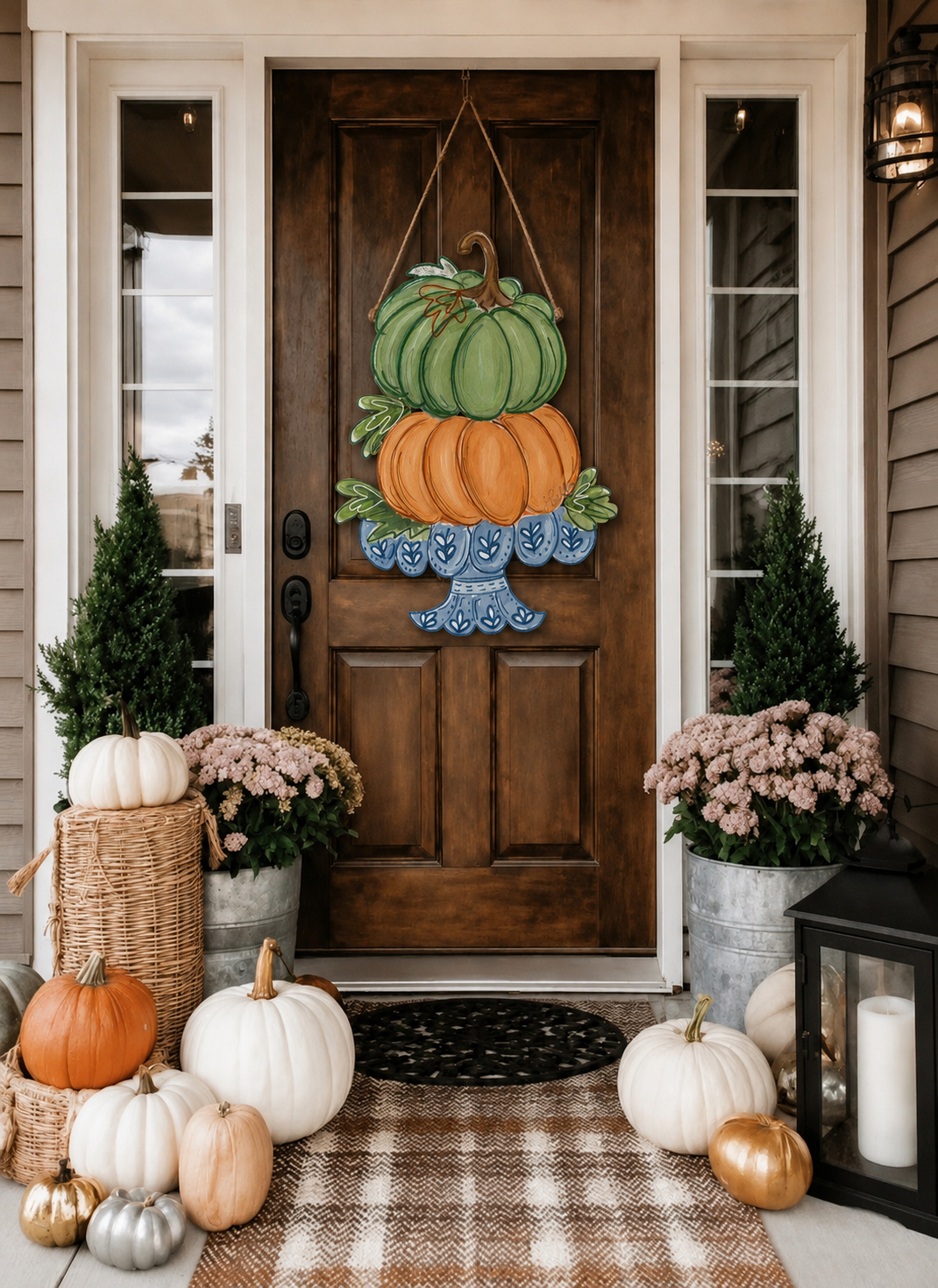 Pumpkin Door Hanger