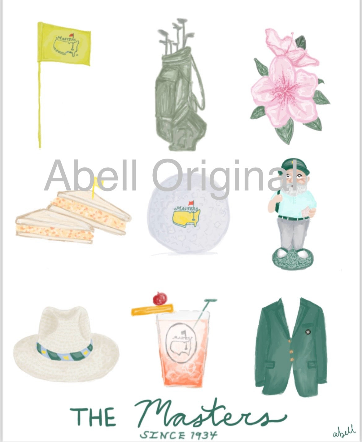 “The Masters” Tradition Collage by Avery Bell