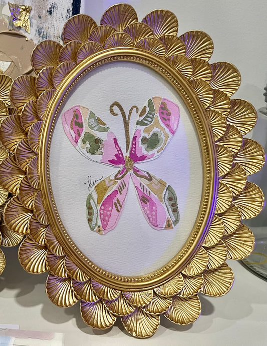 “Hope” Framed Watercolor Butterfly
