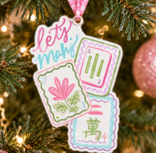 Mahjong Acrylic ornament
