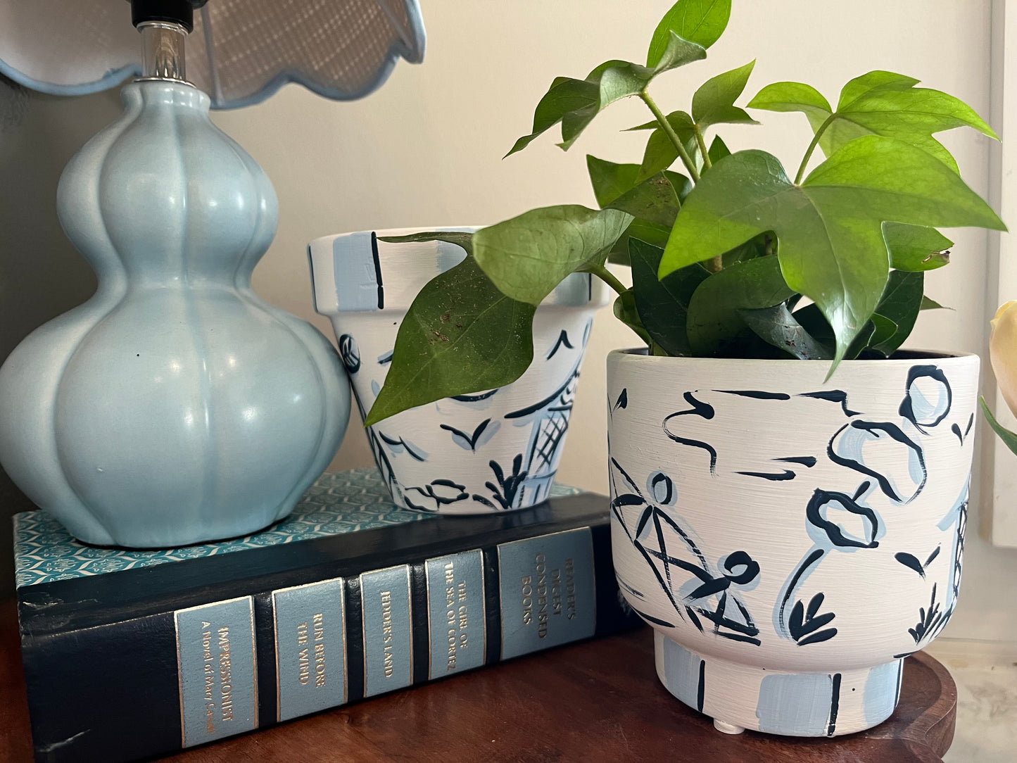 Chinoiserrie Painted Pot