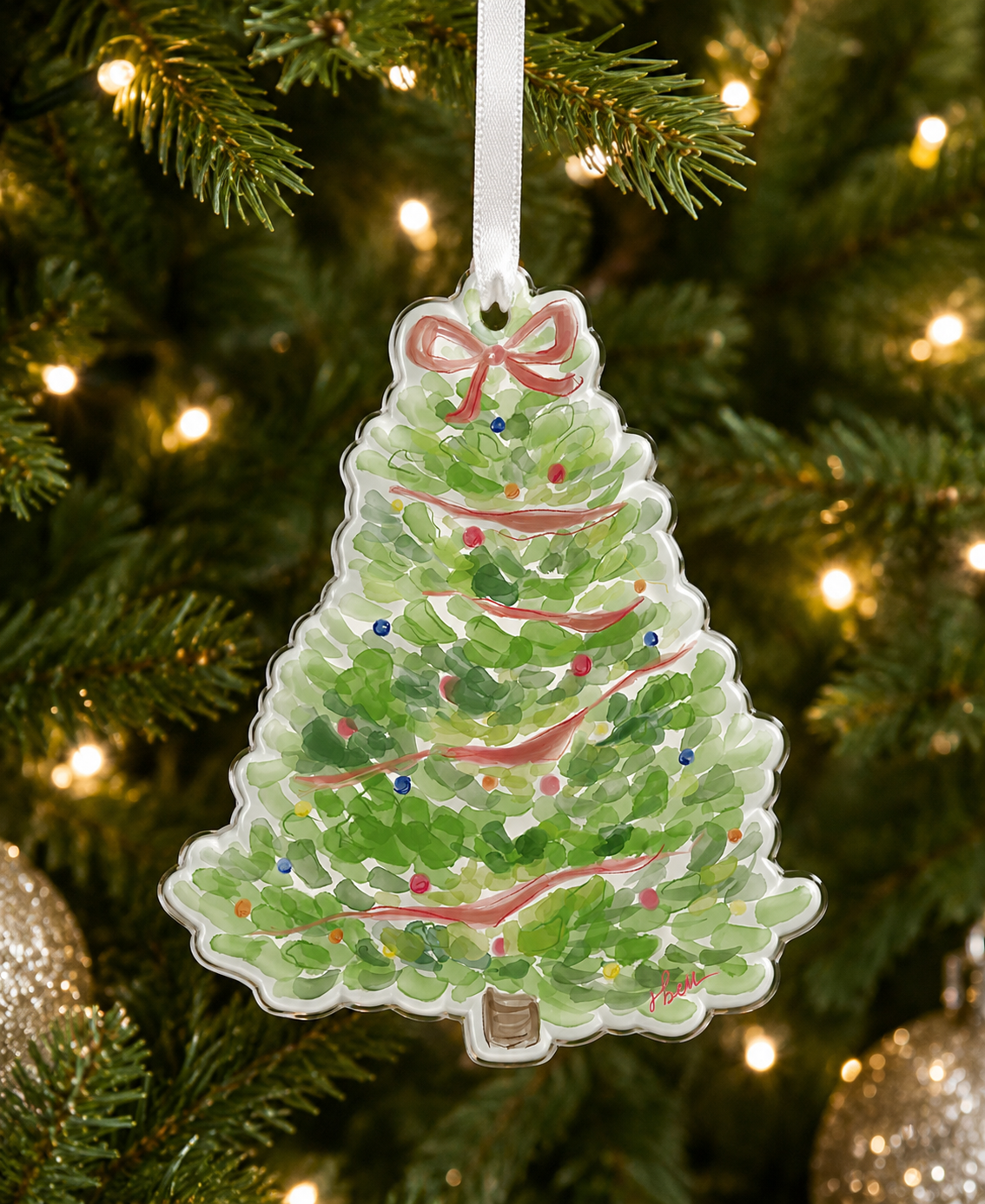 Christmas Tree Acrylic Ornament
