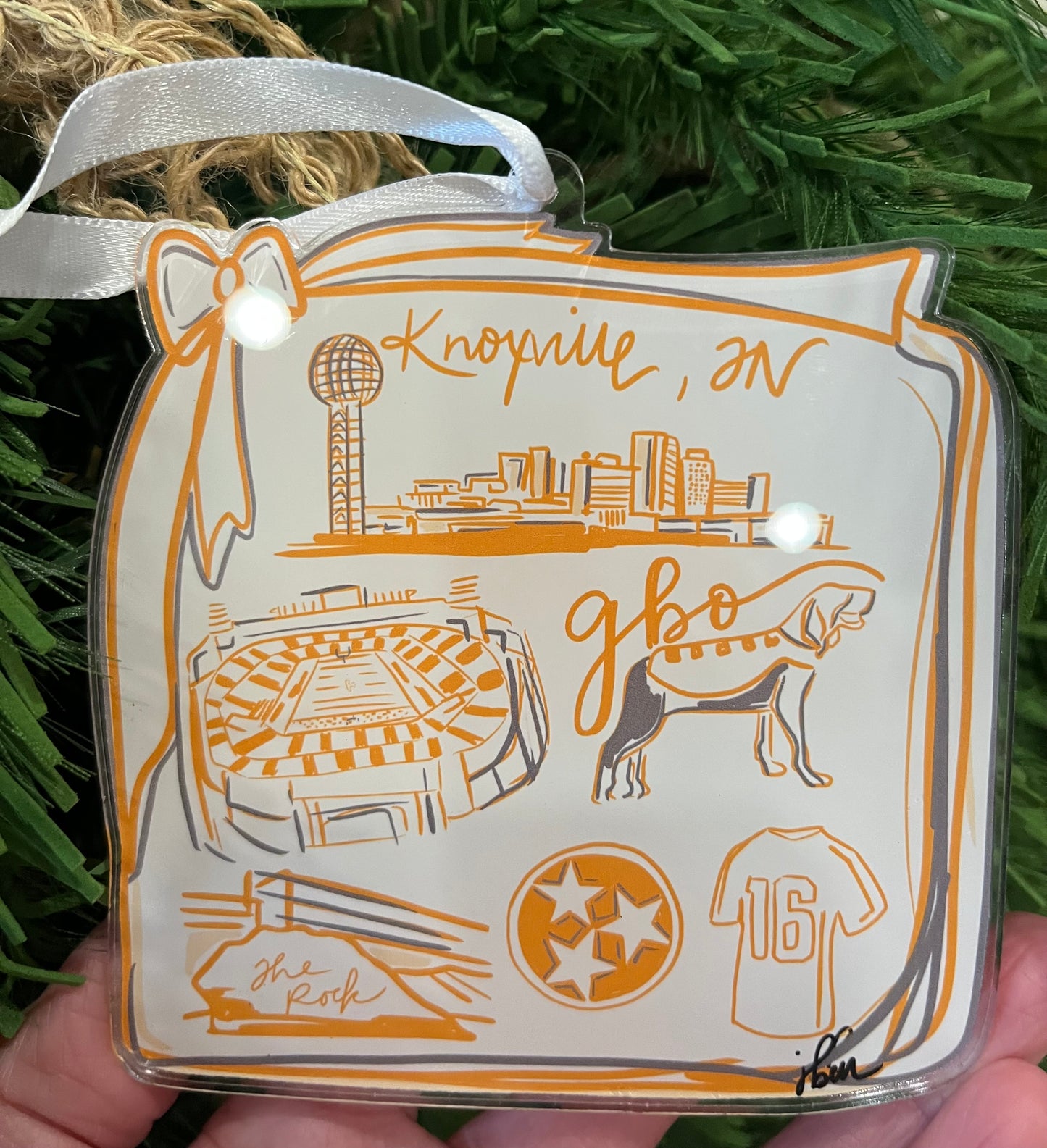 College Towns- Acrylic Ornament