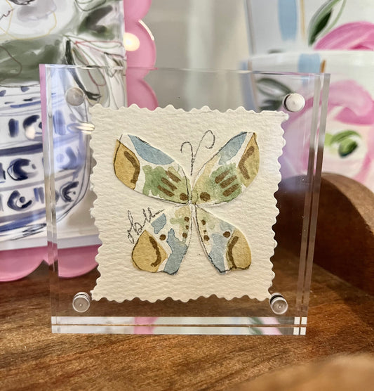 “Cole” Framed Butterfly