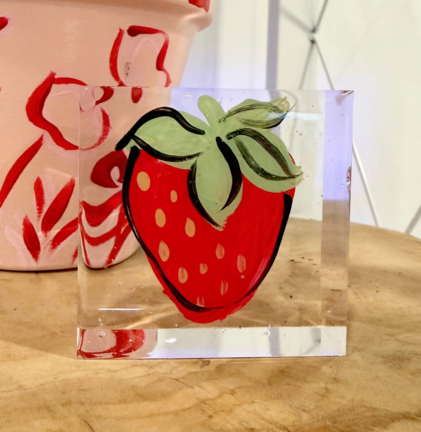 “Berry Mini” Lucite Block