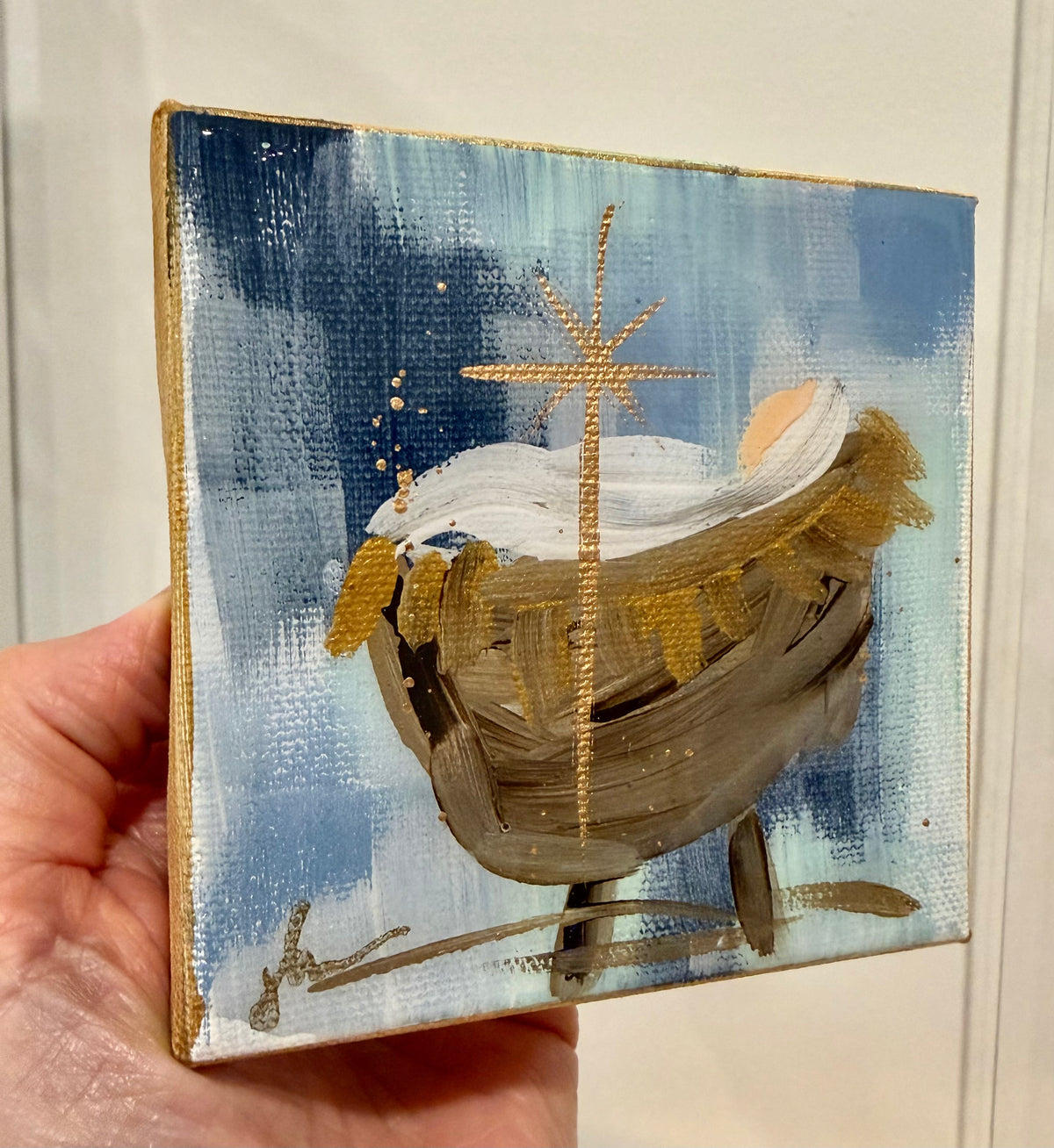 “Silent Night” Resin Canvas
