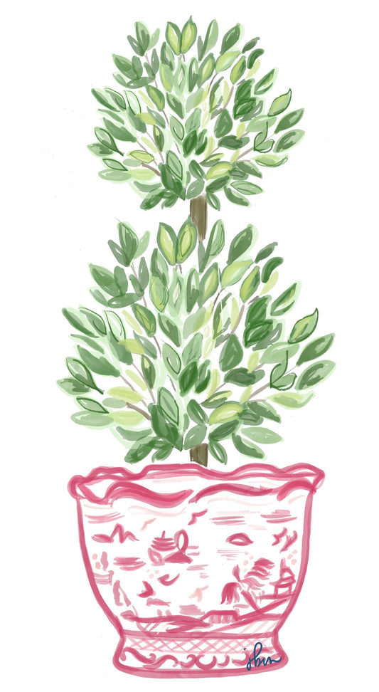 Pre-order Spring Topiary Door Hanger