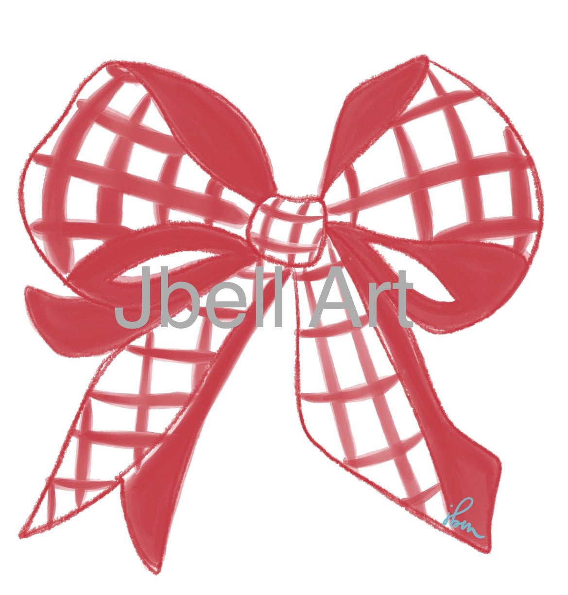 Pre-Order Red Gingham Bow Door Hanger