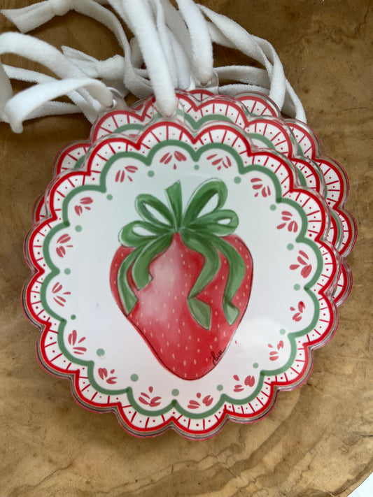 “Berry Merry” Acrylic Ornament