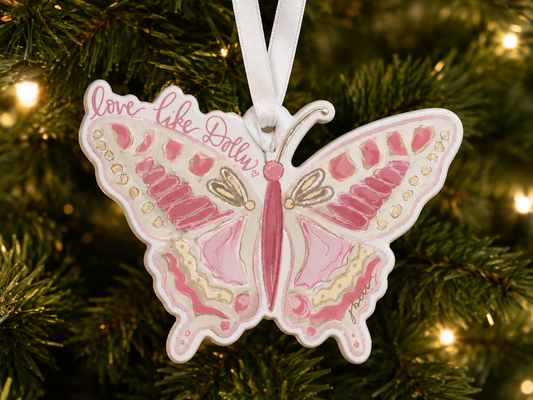 Pre-order- Love like Dolly-Buy one Gift One- Butterfly Acrylic Ornament