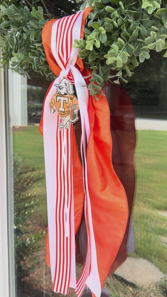 Vols Ribbon Wreath Sash