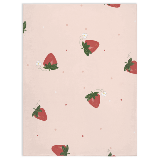 Sweet Berry Minky Blanket